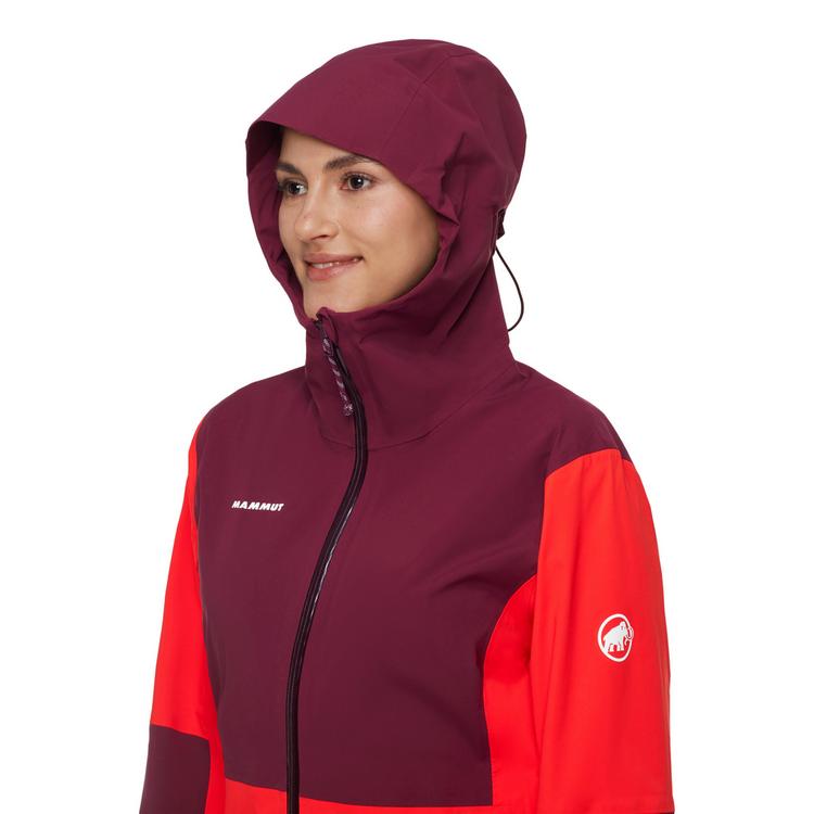 Mammut Mammut Linard Guide Hooded Hardshelljacke Damen - mammut red-vin - 2 | SportScheck