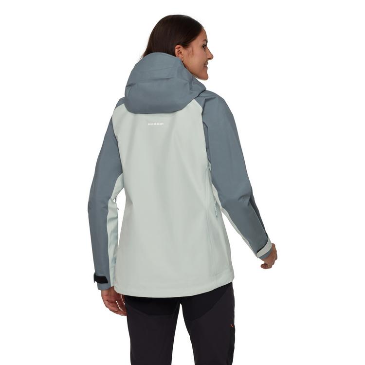 Mammut Mammut Crater IV HS Hooded Hardshelljacke Damen - silver sage-strata - 1 | SportScheck