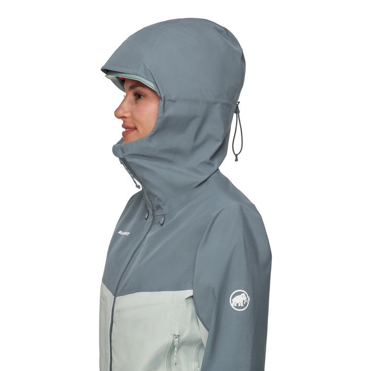 Mammut Mammut Crater IV HS Hooded Hardshelljacke Damen - silver sage-strata - 3 | SportScheck