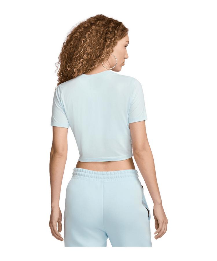 Nike Nike Essential SLM Crop T-Shirt Damen T-Shirt Damen - blauweiss - 0 | SportScheck