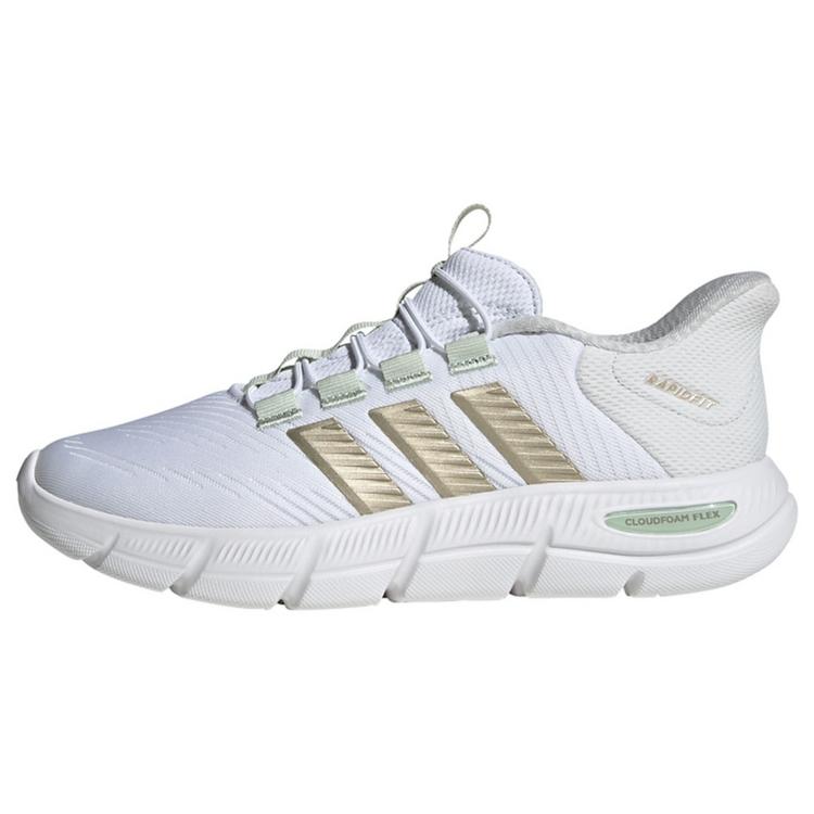 adidas adidas CLOUDFOAM FLEX RAPIDFIT SCHUH Sneaker Damen - Cloud White / Cyber Metallic / Linen Green - 0 | SportScheck