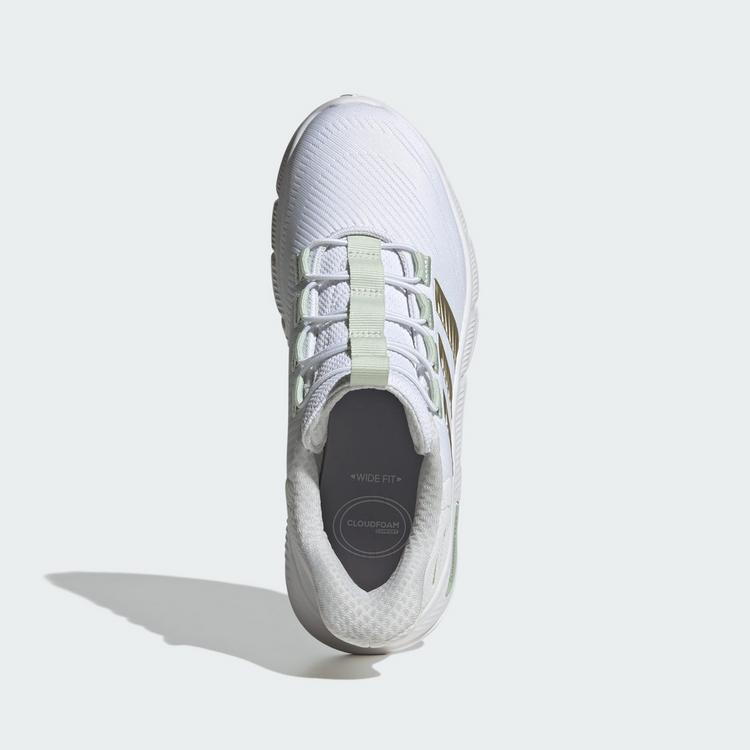 adidas adidas CLOUDFOAM FLEX RAPIDFIT SCHUH Sneaker Damen - Cloud White / Cyber Metallic / Linen Green - 1 | SportScheck