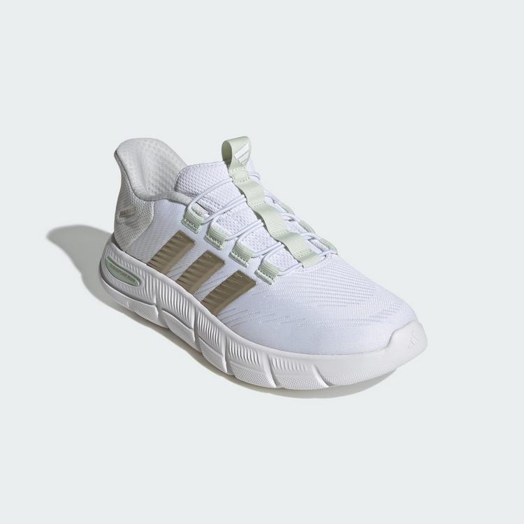 adidas adidas CLOUDFOAM FLEX RAPIDFIT SCHUH Sneaker Damen - Cloud White / Cyber Metallic / Linen Green - 3 | SportScheck