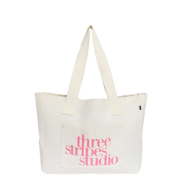 adidas adidas 3-STREIFEN STUDIO CANVAS-TRAGETASCHE Sporttasche Damen - Off White / Pink Fusion / White - 0 | SportScheck