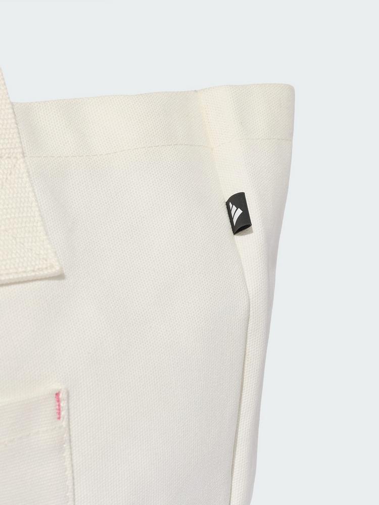 adidas adidas 3-STREIFEN STUDIO CANVAS-TRAGETASCHE Sporttasche Damen - Off White / Pink Fusion / White - 2 | SportScheck