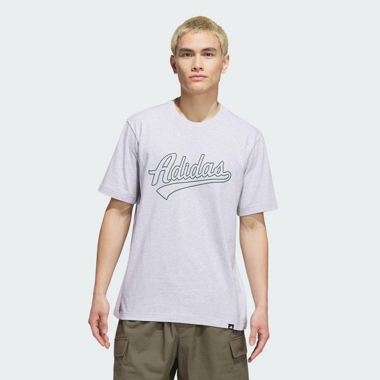 adidas adidas Varsity Tailsweep Grafik T-Shirt T-Shirt Herren - Light Grey Heather - 0 | SportScheck