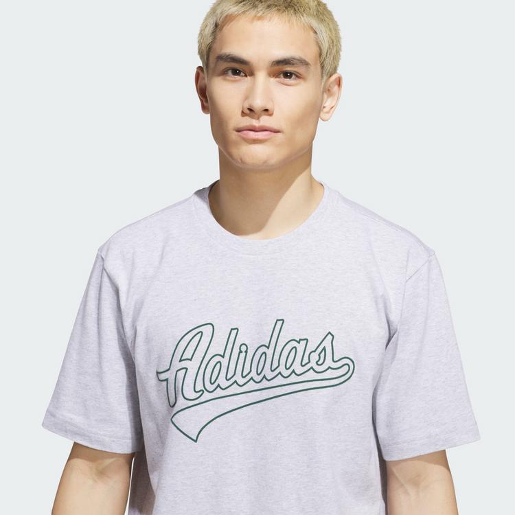 adidas adidas Varsity Tailsweep Grafik T-Shirt T-Shirt Herren - Light Grey Heather - 0 | SportScheck