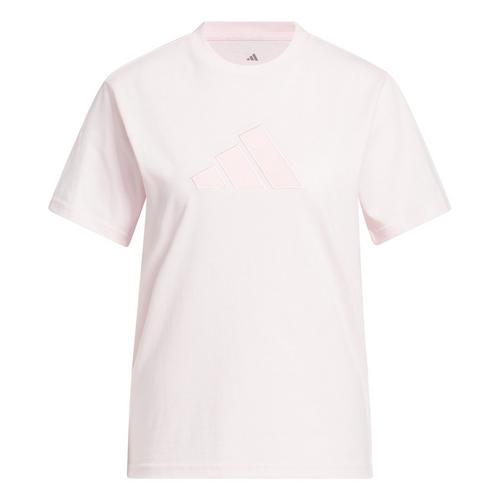adidas SATIN-FILLED LOGO GRAFIK T-SHIRT T-Shirt Damen