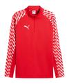 PUMA teamLIGA26 Training 1/4 Zip Top Funktionssweatshirt Herren - rotweiss