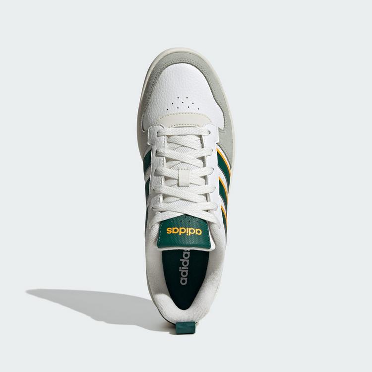 adidas adidas COURTWAVE SCHUH Sneaker Herren - Core White / Collegiate Green / Crew Yellow - 1 | SportScheck