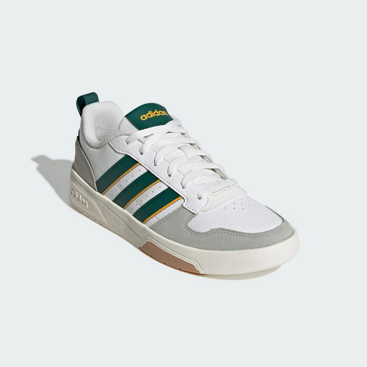 adidas adidas COURTWAVE SCHUH Sneaker Herren - Core White / Collegiate Green / Crew Yellow - 3 | SportScheck