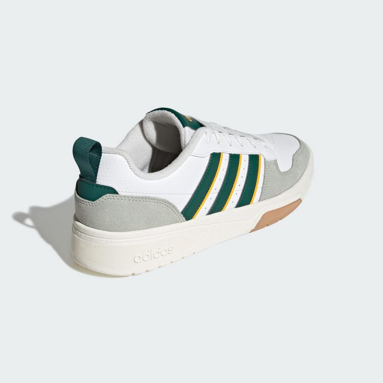 adidas adidas COURTWAVE SCHUH Sneaker Herren - Core White / Collegiate Green / Crew Yellow - 4 | SportScheck
