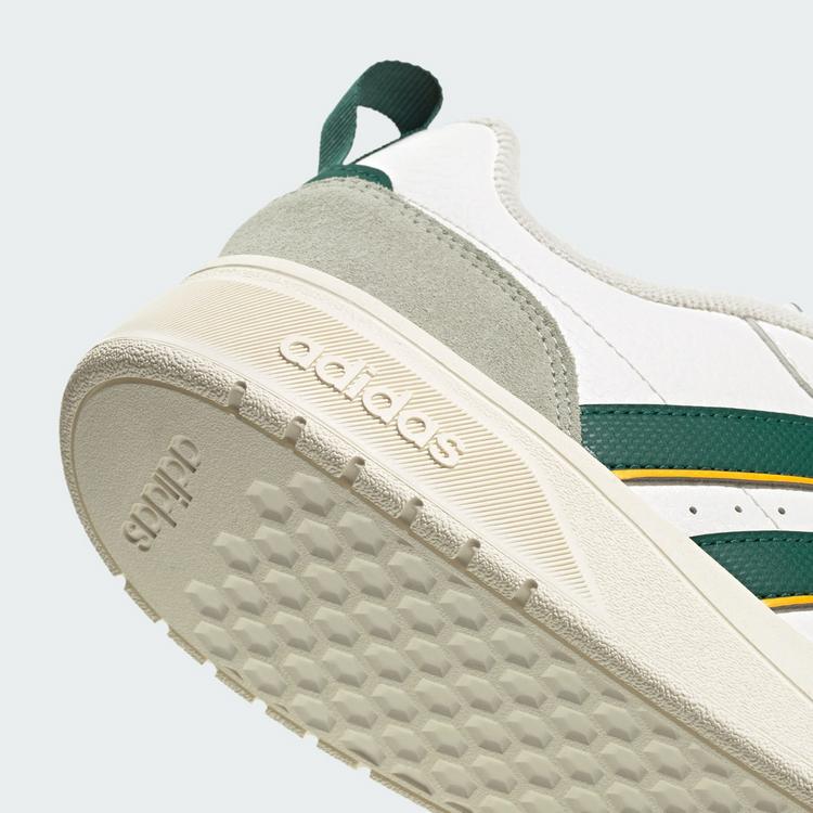 adidas adidas COURTWAVE SCHUH Sneaker Herren - Core White / Collegiate Green / Crew Yellow - 6 | SportScheck