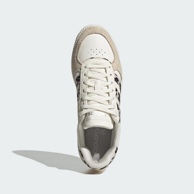 adidas adidas BREAKNET SLEEK SCHUH Sneaker Damen - Core White / Crystal Linen / Khaki Six - 1 | SportScheck