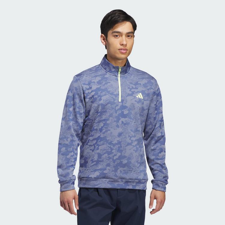 adidas adidas ULTIMATE365 SWEATSHIRT MIT Funktionssweatshirt Herren - Dual Indigo / Frozen Lemon - 0 | SportScheck