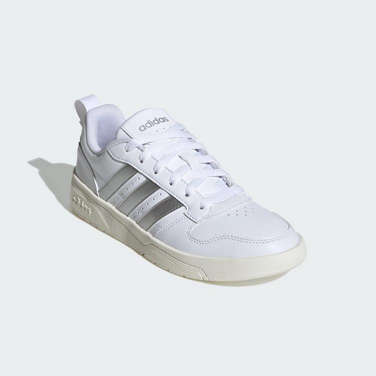 adidas adidas COURTWAVE SCHUH Sneaker Damen - Cloud White / Silver Metallic / Core White - 3 | SportScheck
