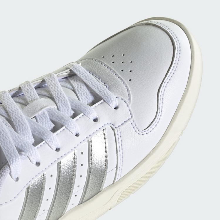 adidas adidas COURTWAVE SCHUH Sneaker Damen - Cloud White / Silver Metallic / Core White - 7 | SportScheck