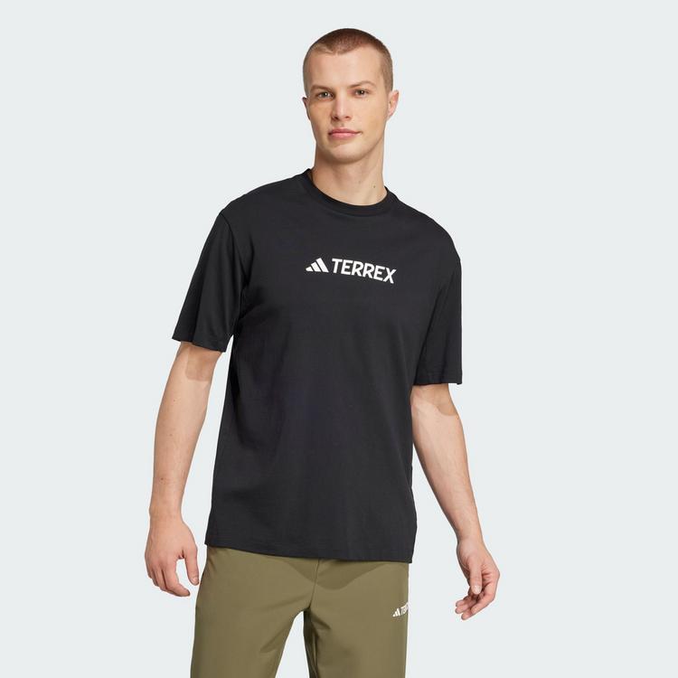 adidas adidas TERREX Classic Logo T-Shirt Funktionsshirt Herren - Black - 0 | SportScheck