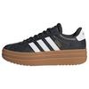 adidas VL COURT BOLD SCHUH Sneaker Damen - Carbon / Cloud White / Gold Metallic