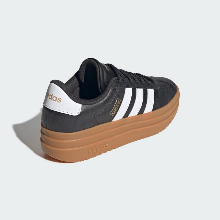 adidas adidas VL COURT BOLD SCHUH Sneaker Damen - Carbon / Cloud White / Gold Metallic - 4 | SportScheck