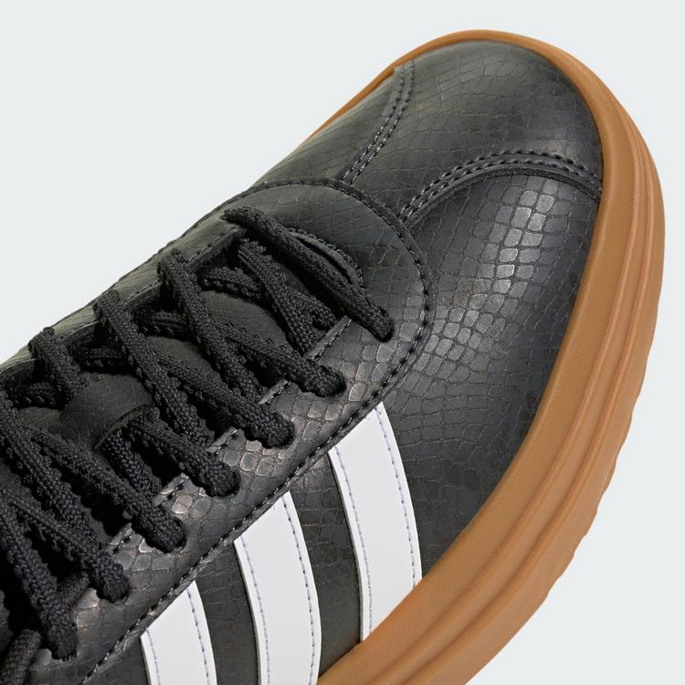 adidas adidas VL COURT BOLD SCHUH Sneaker Damen - Carbon / Cloud White / Gold Metallic - 6 | SportScheck