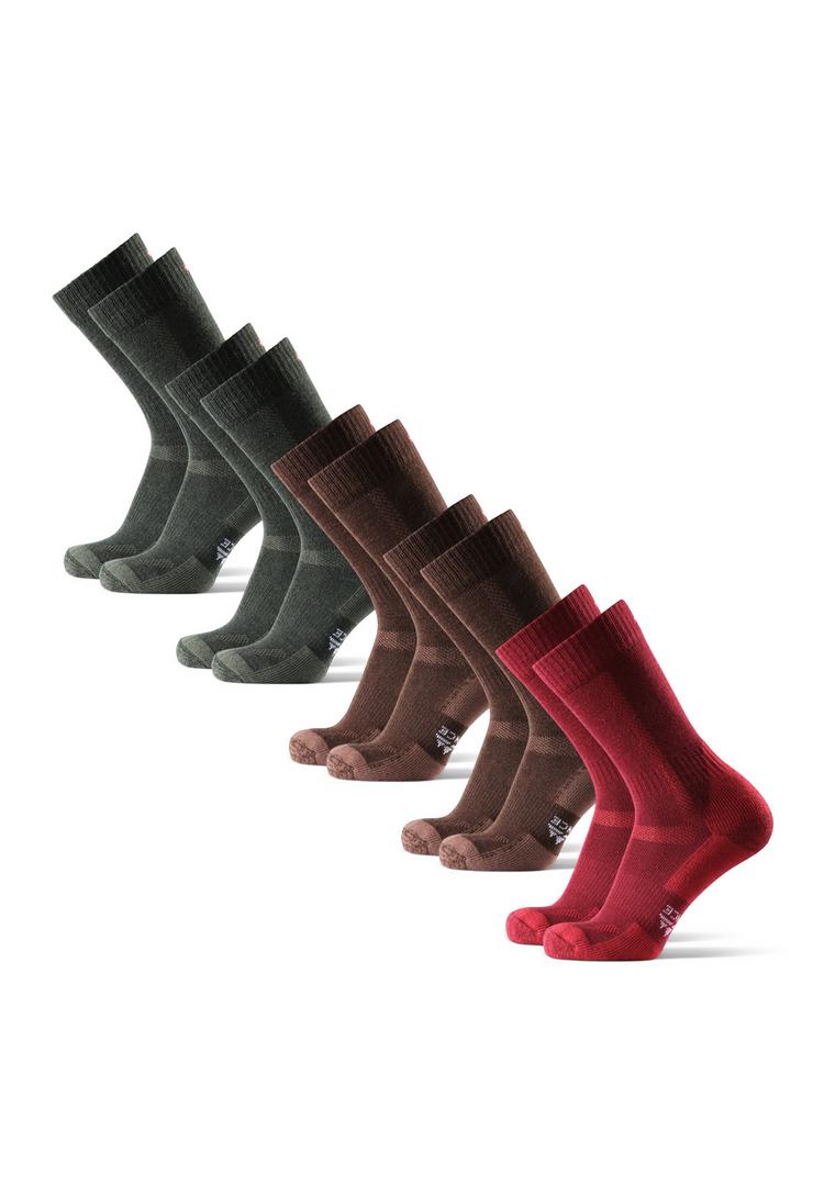 DANISH ENDURANCE DANISH ENDURANCE Classic Crew Socken - green brown red - 0 | SportScheck