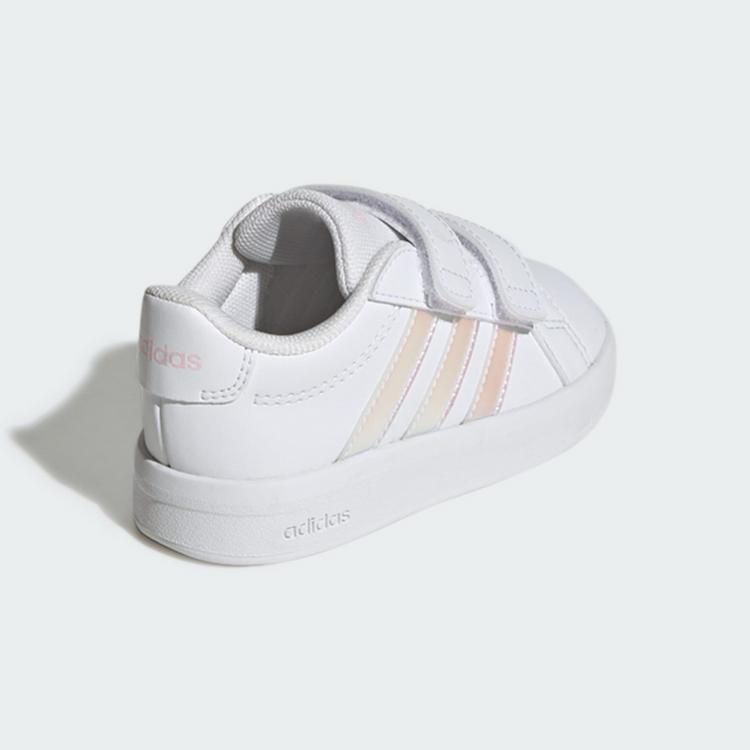adidas adidas GRAND COURT 3.0 SCHUHE F&Uuml;R BABYS UND Sneaker Kinder - Cloud White / Iridescent / Cloud White - 4 | SportScheck