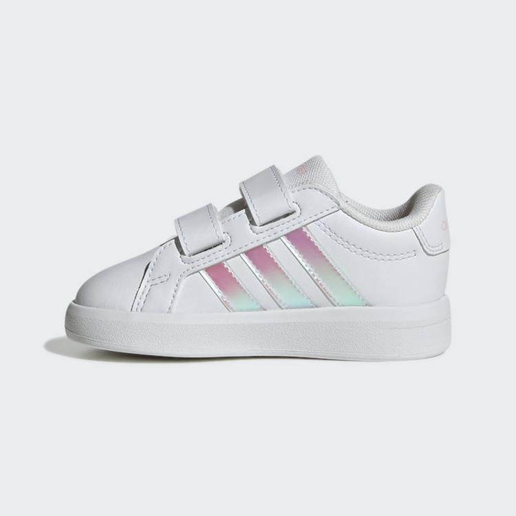 adidas adidas GRAND COURT 3.0 SCHUHE F&Uuml;R BABYS UND Sneaker Kinder - Cloud White / Iridescent / Cloud White - 5 | SportScheck