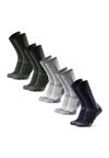 DANISH ENDURANCE Classic Crew Socken - green lightgrey navy