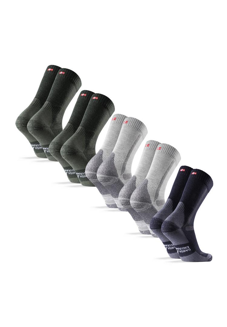 DANISH ENDURANCE DANISH ENDURANCE Classic Crew Socken - green lightgrey navy - 0 | SportScheck
