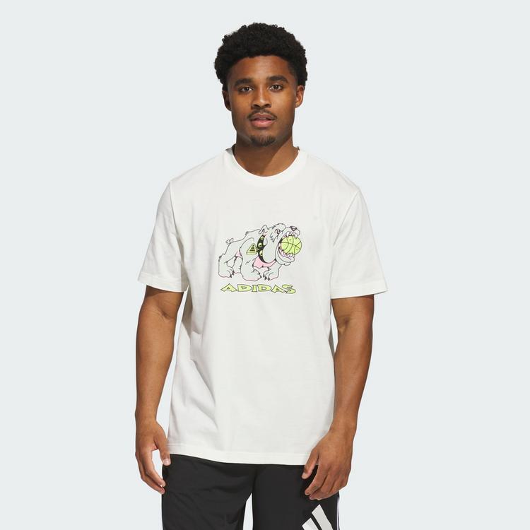 adidas adidas That Dawg in Em Grafik T-Shirt Basketball Shirt Herren - Off White - 0 | SportScheck