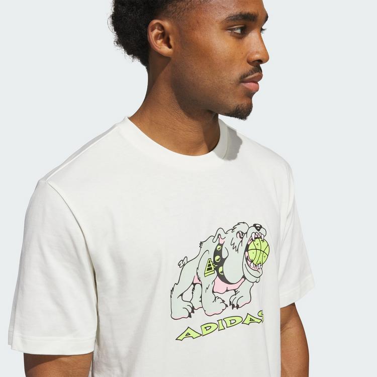 adidas adidas That Dawg in Em Grafik T-Shirt Basketball Shirt Herren - Off White - 0 | SportScheck