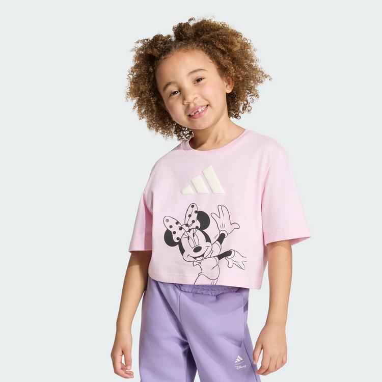 adidas adidas ADIDAS DISNEY MINNIE MAUS T-SHIRT T-Shirt Kinder - Clear Pink / Off White - 0 | SportScheck