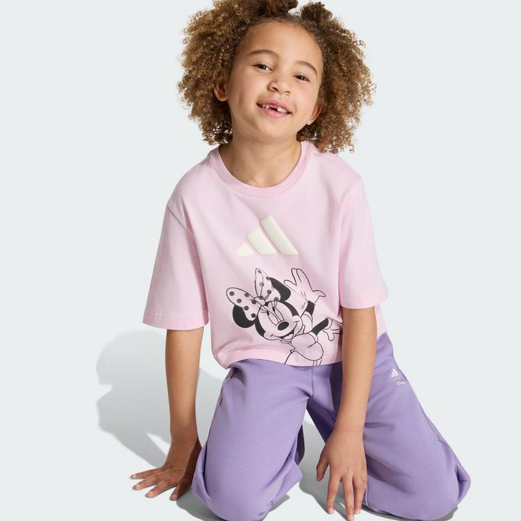 adidas adidas ADIDAS DISNEY MINNIE MAUS T-SHIRT T-Shirt Kinder - Clear Pink / Off White - 0 | SportScheck