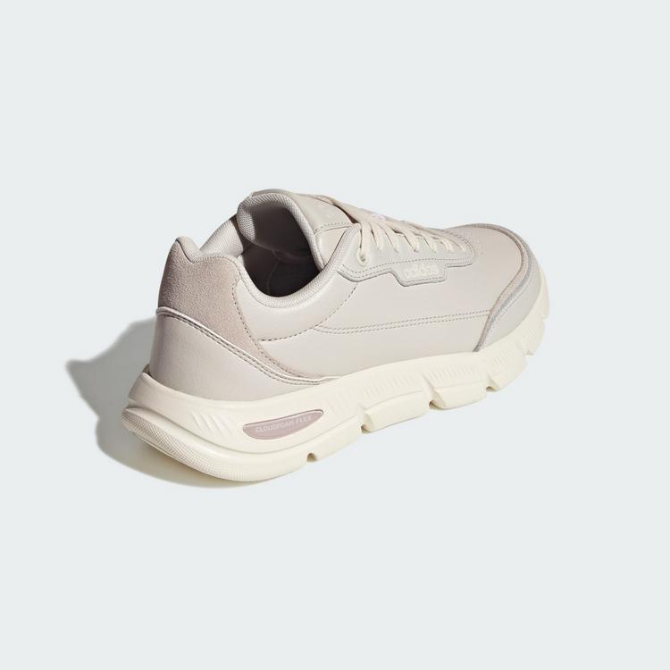 adidas adidas CLOUDFOAM FLEX SMART CASUAL SCHUH Sneaker Damen - Orbit Grey / Off White / Beige - 4 | SportScheck