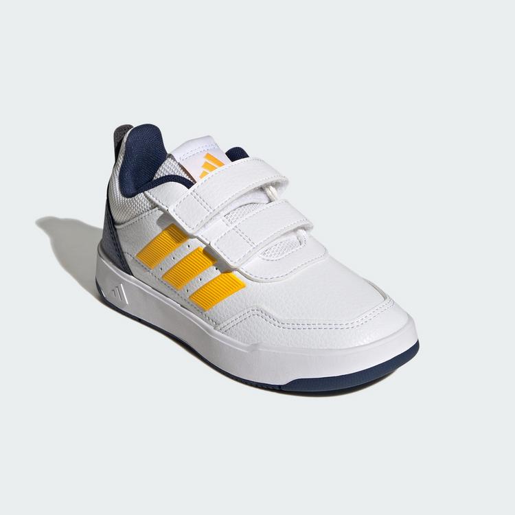 adidas adidas Tensaur Sport 3.0 CF K Schuh Sneaker Kinder - Cloud White / Collegiate Gold / Collegiate Navy - 3 | SportScheck