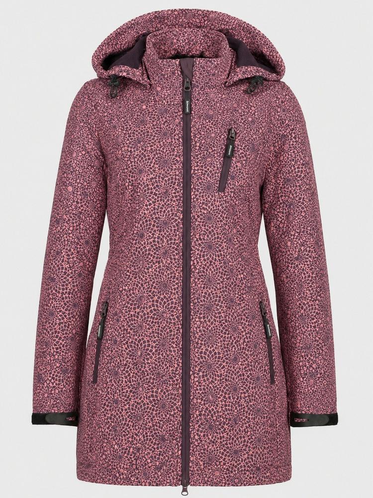 DEPROC active DEPROC active SHELBY X LONG Softshelljacke Damen - berry print - 0 | SportScheck