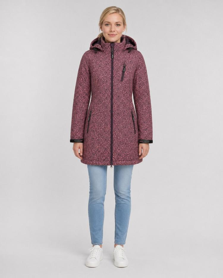DEPROC active DEPROC active SHELBY X LONG Softshelljacke Damen - berry print - 1 | SportScheck