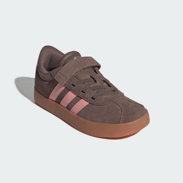 adidas adidas VL Court 3.0 Schuh Sneaker Kinder - Earth Strata / Semi Frozen Turbo / Amber Gum - 3 | SportScheck