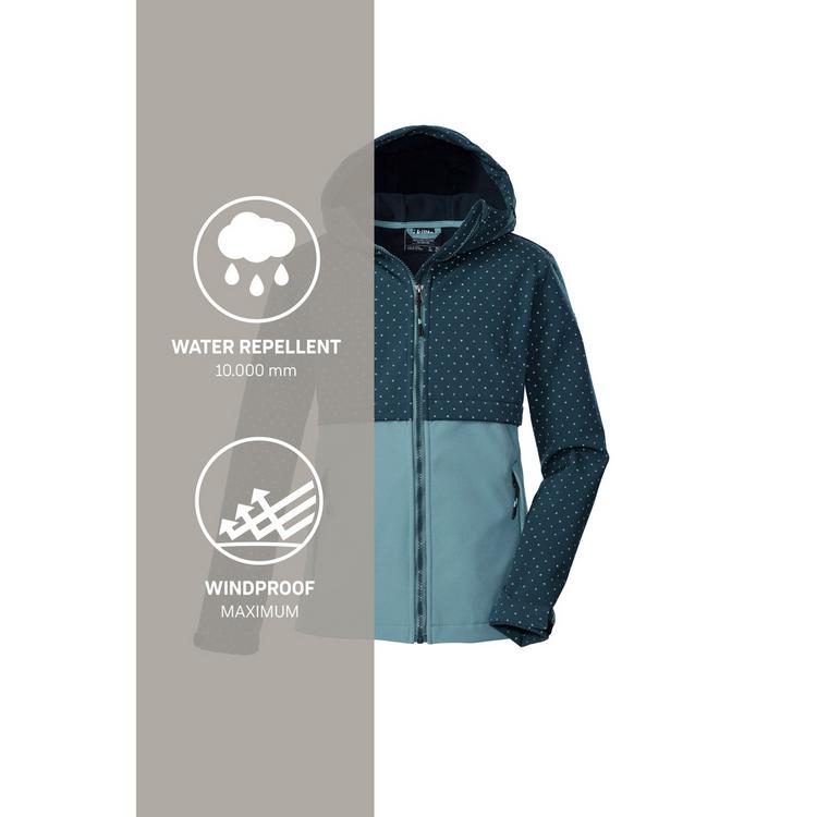 KILLTEC KILLTEC KOW 227 GRLS SFTSHLL JCKT Softshelljacke Kinder - Blau3023 - 3 | SportScheck