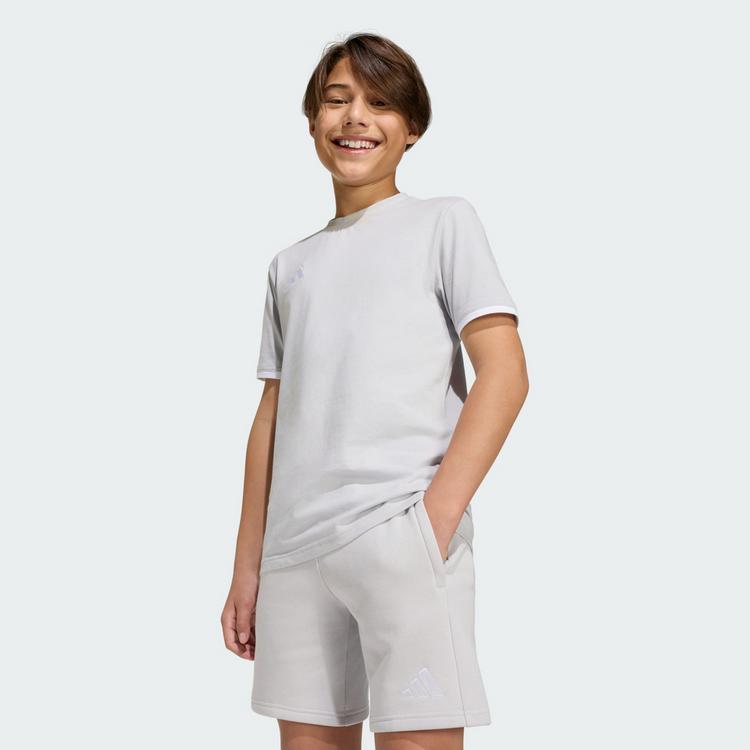 adidas adidas Entrada26 Sweat Shorts Kinder Trainingshose Kinder - Team Light Grey / White - 0 | SportScheck
