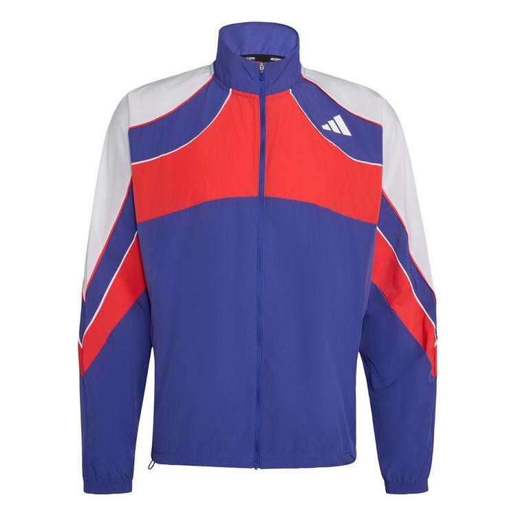 adidas adidas Adizero Archive Running Jacke Laufjacke Herren - Dual Indigo / Semi Lucid Red / White - 0 | SportScheck