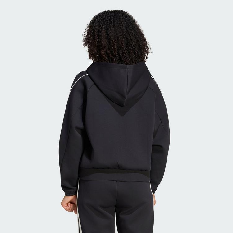 adidas adidas STADIUM SMALL LOGO KAPUZENJACKE Sweatjacke Damen - Black - 1 | SportScheck