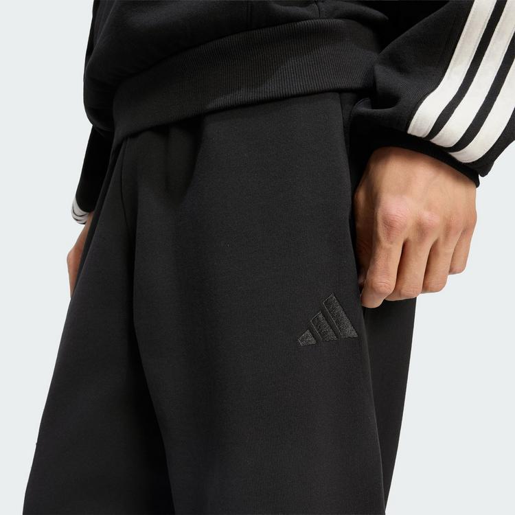 adidas adidas ADIDAS KIT WEITE HOSE, KLEINES LOGO Stoffhose Herren - Black - 1 | SportScheck
