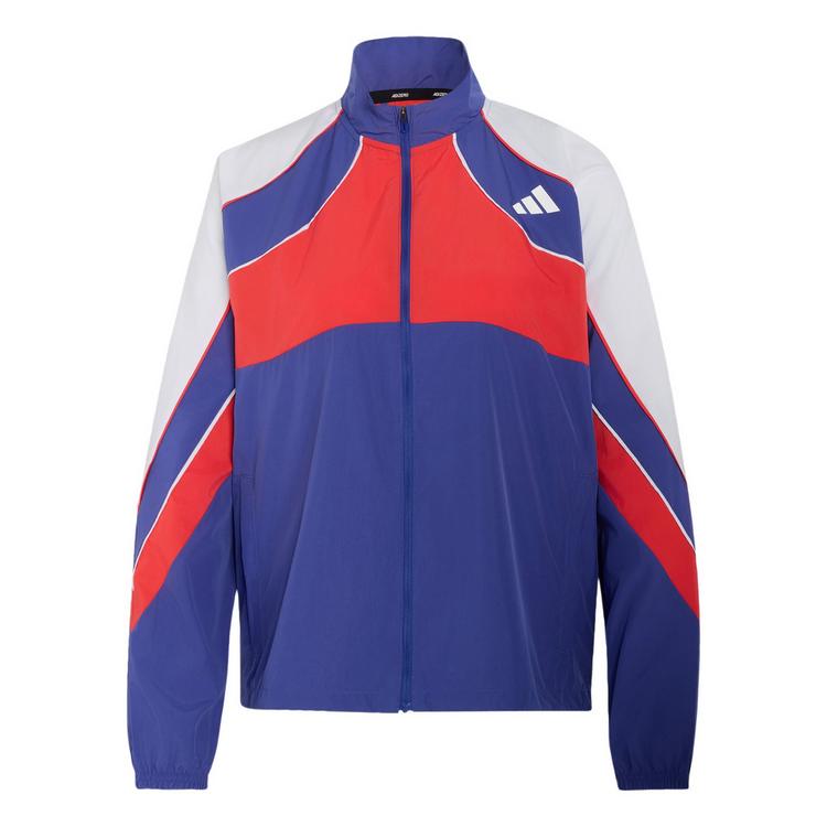 adidas adidas Adizero Archive Laufjacke Laufjacke Damen - Dual Indigo / Semi Lucid Red / White - 0 | SportScheck