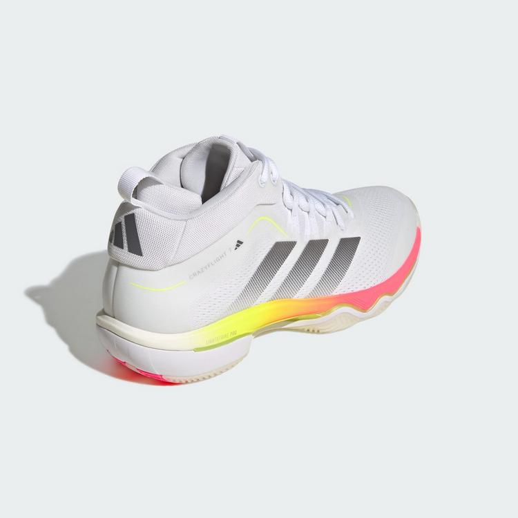 adidas adidas CRAZYFLIGHT&nbsp;7 Schuh Hallenschuhe Herren - Cloud White / Cloud White / Iron Metallic - 4 | SportScheck