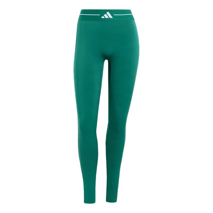 adidas adidas Hyperglam Colour Block Leggings, lang Leggings Damen - Collegiate Green - 0 | SportScheck