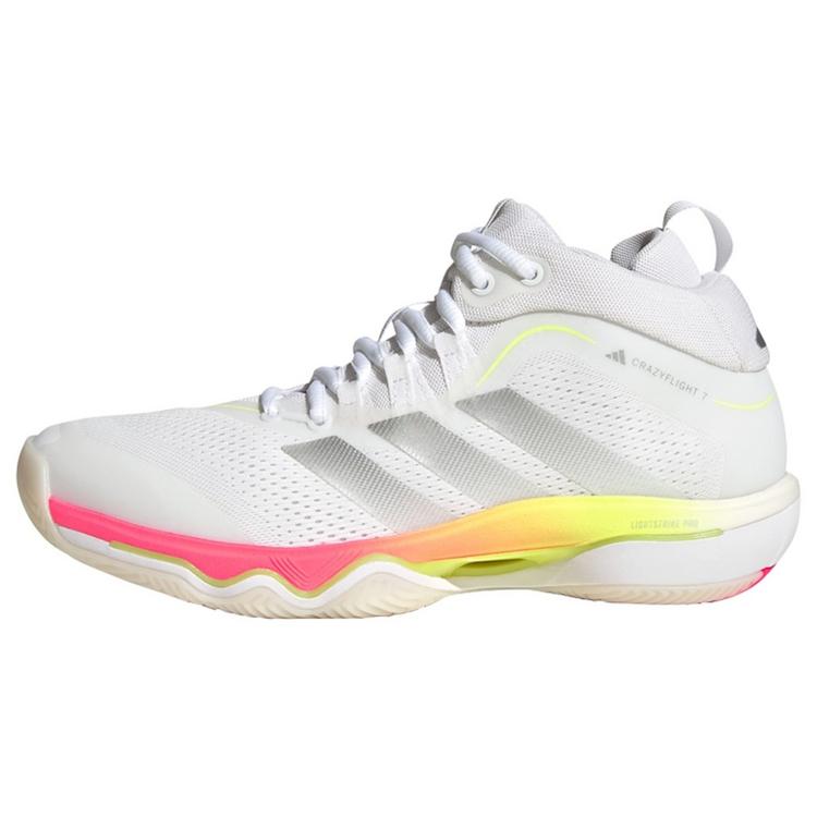 adidas adidas CRAZYFLIGHT&nbsp;7 SCHUH Hallenschuhe Damen - Cloud White / Tech Grey Metallic / Solar Turbo - 0 | SportScheck