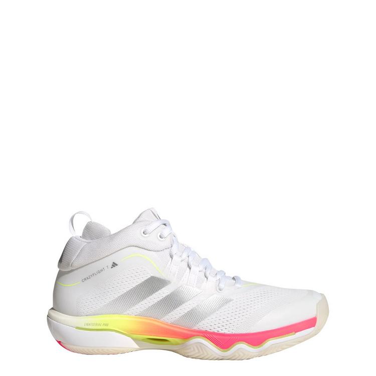 adidas adidas CRAZYFLIGHT&nbsp;7 SCHUH Hallenschuhe Damen - Cloud White / Tech Grey Metallic / Solar Turbo - 0 | SportScheck