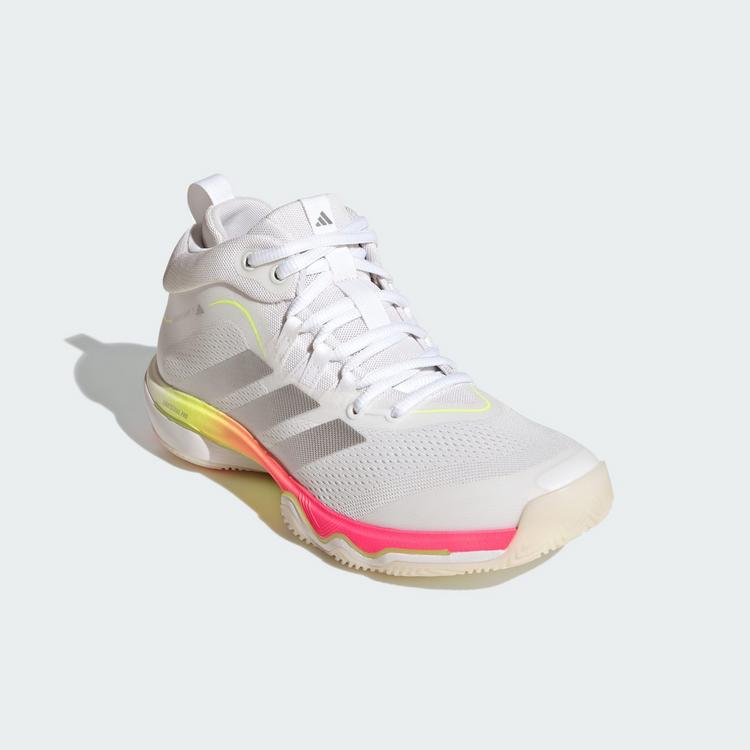 adidas adidas CRAZYFLIGHT&nbsp;7 SCHUH Hallenschuhe Damen - Cloud White / Tech Grey Metallic / Solar Turbo - 3 | SportScheck